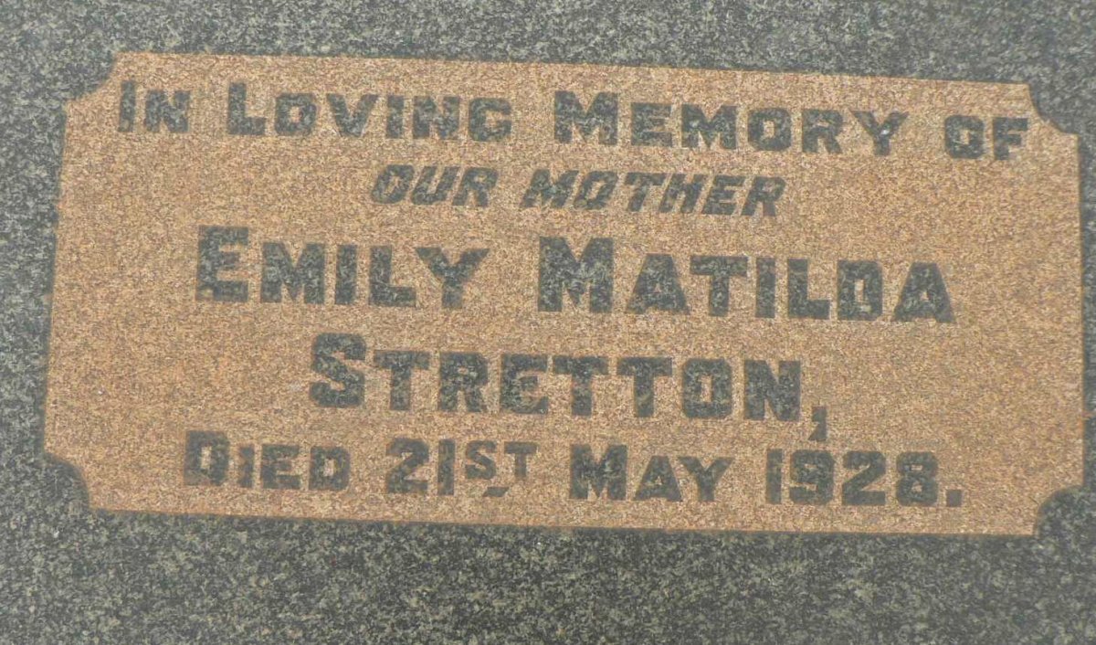 STRETTON Emily Matilda -1928