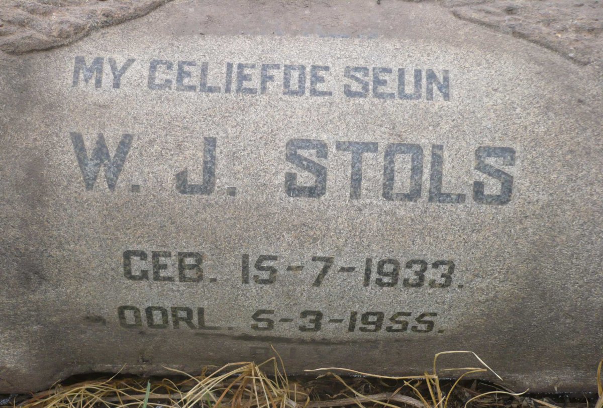 STOLS W.J. 1933-1955