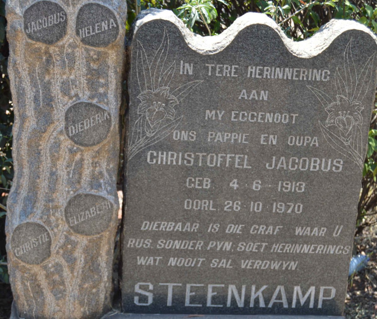 STEENKAMP Christoffel Jacobus 1913-1970