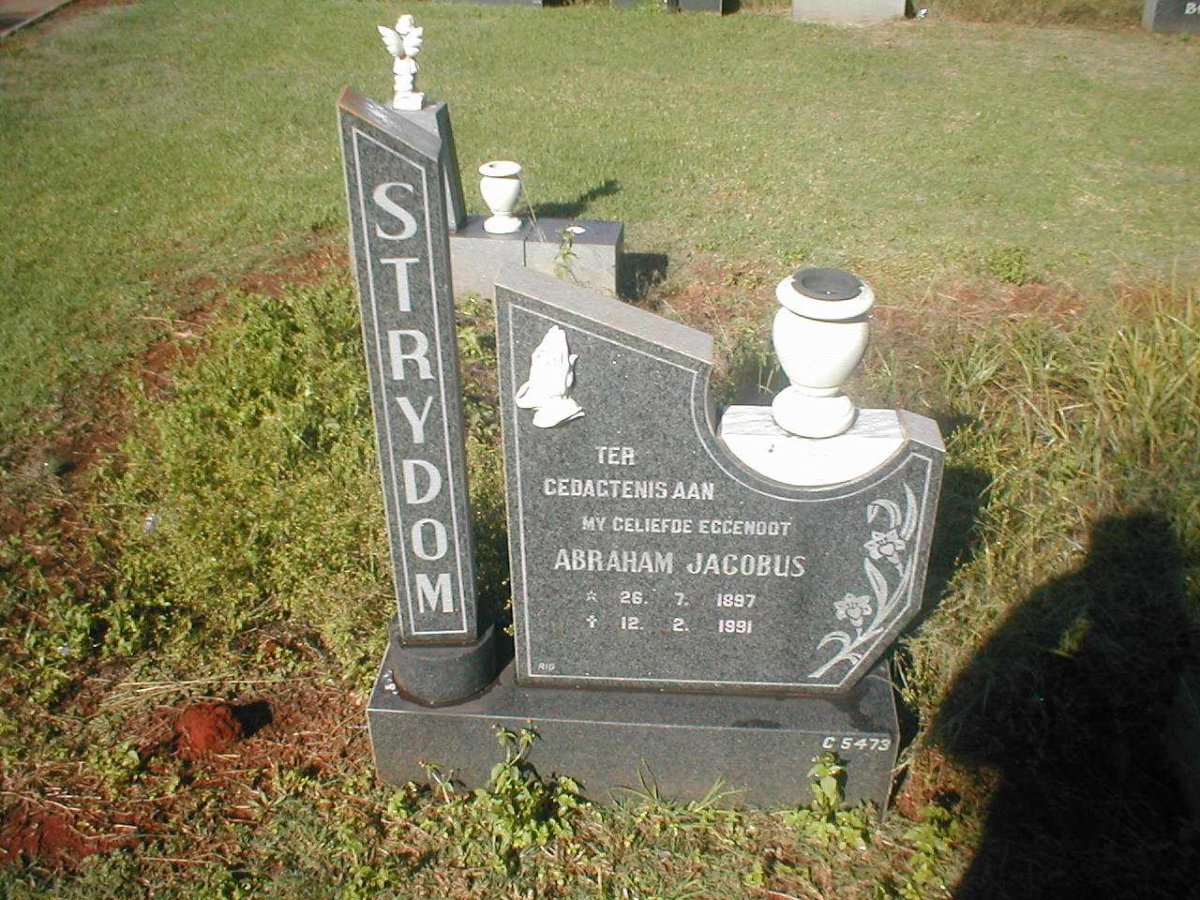 STRYDOM Abraham Jacobus 1897-1991