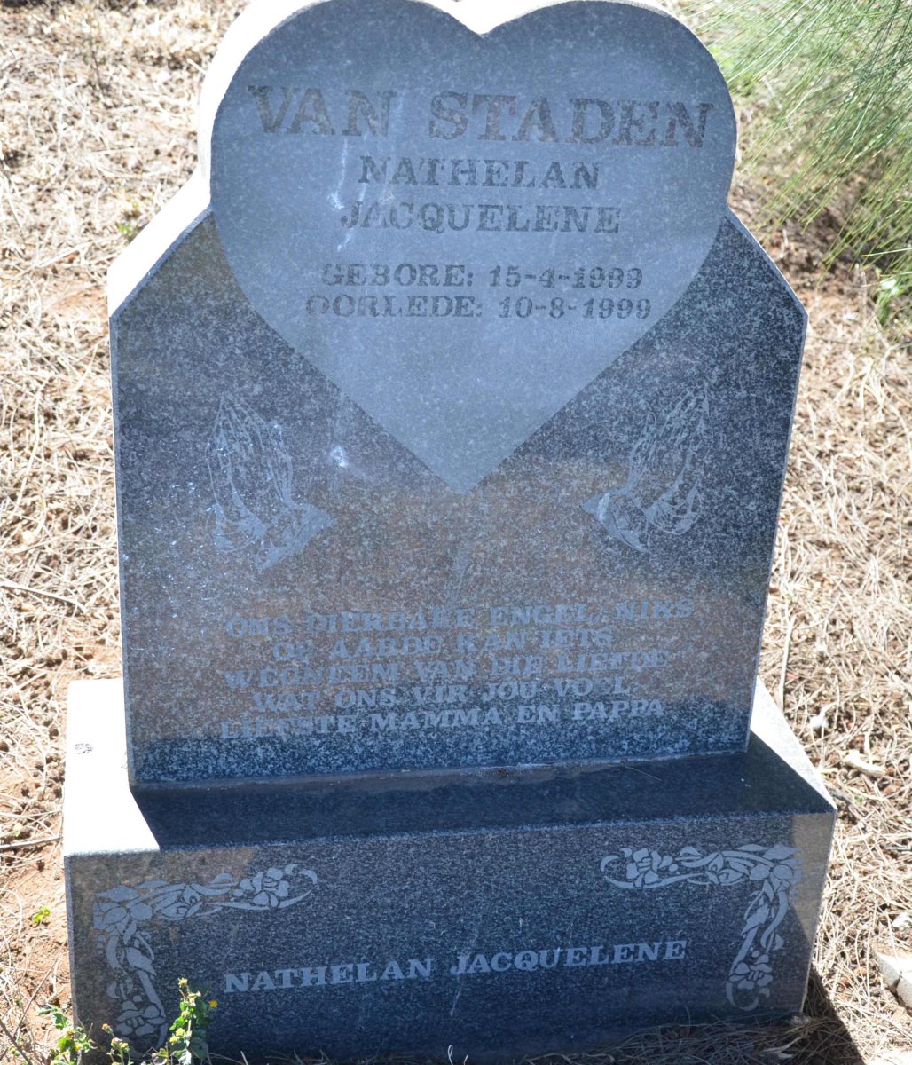STADEN Nathelan Jacquelene, van 1999-1999