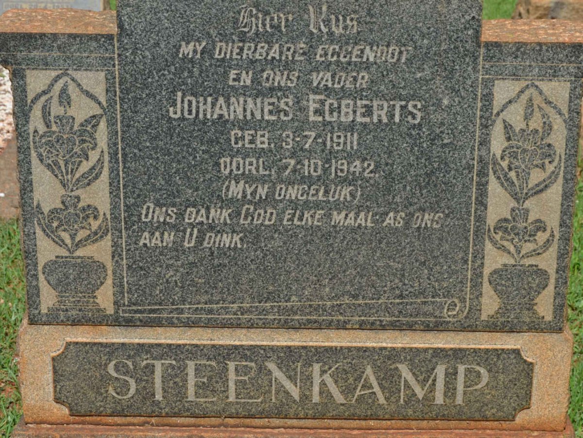 STEENKAMP Johannes Egberts 1911-1942