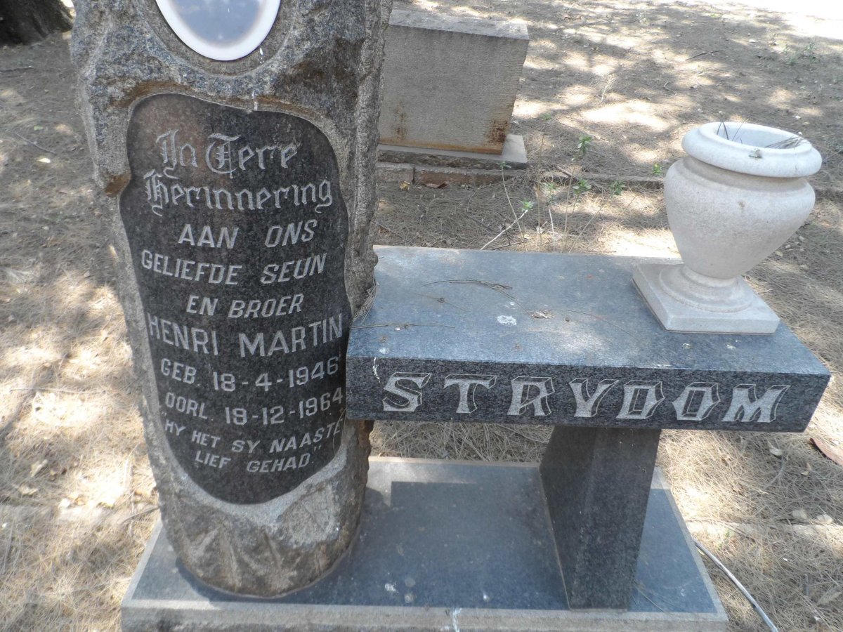 STRYDOM Henri Martin 1946-1964