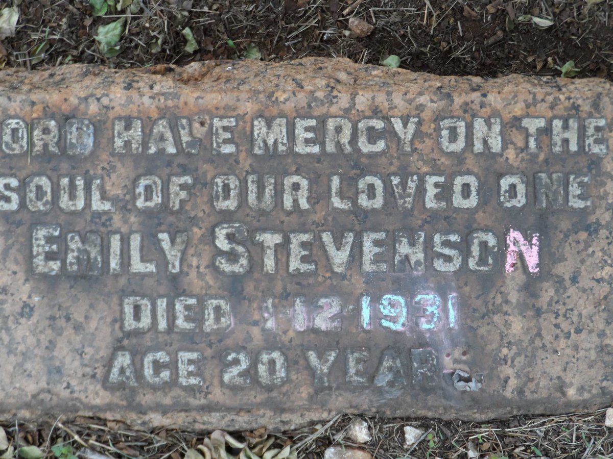 STEVENSON Emily -1931
