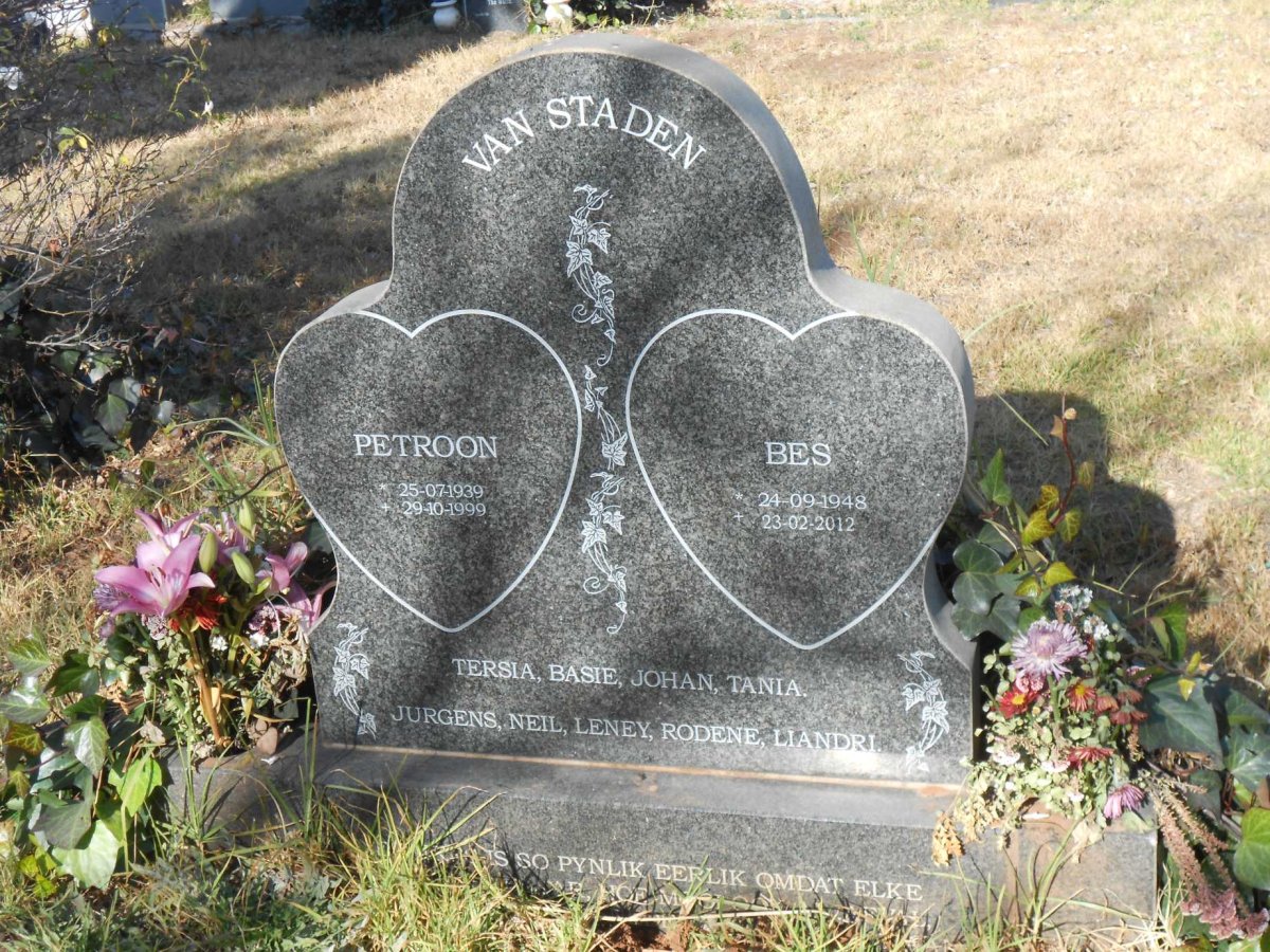 STADEN Petroon, van 1939-1999 &amp; Bes 1948-2012