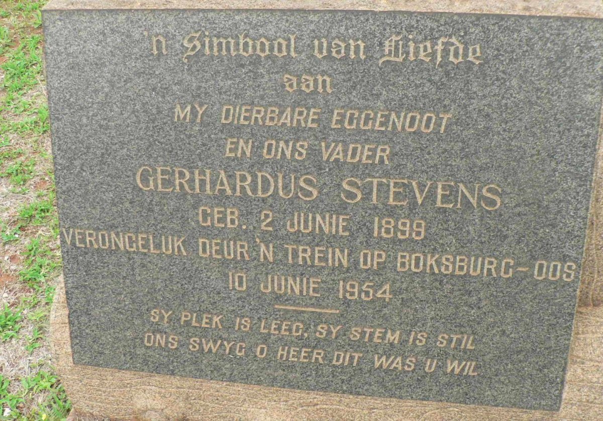 STEVENS Gerhardus 1899-1954