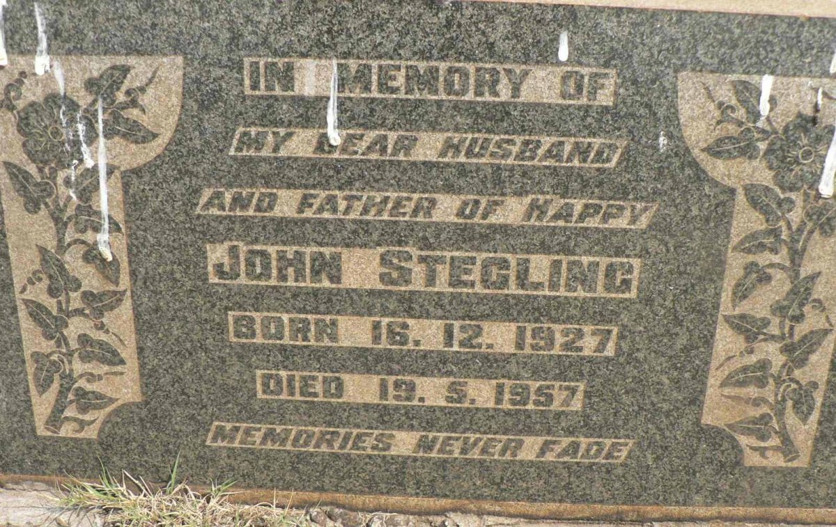 STEGLING John 1927-1957