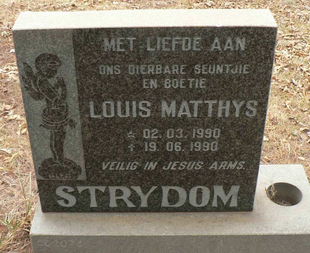 STRYDOM Louis Matthys 1990-1990