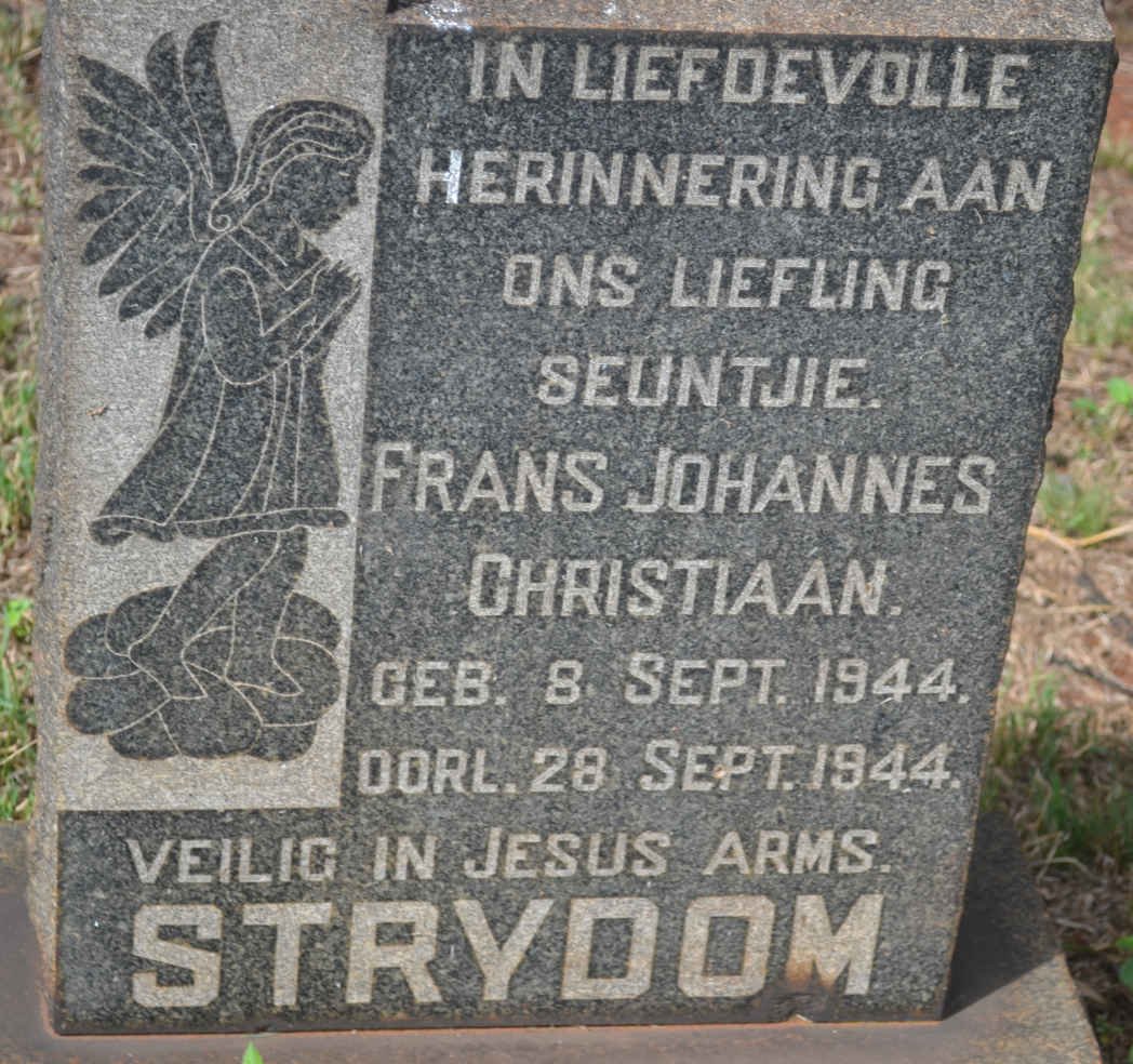STRYDOM Frans Johannes Christiaan 1944-1944