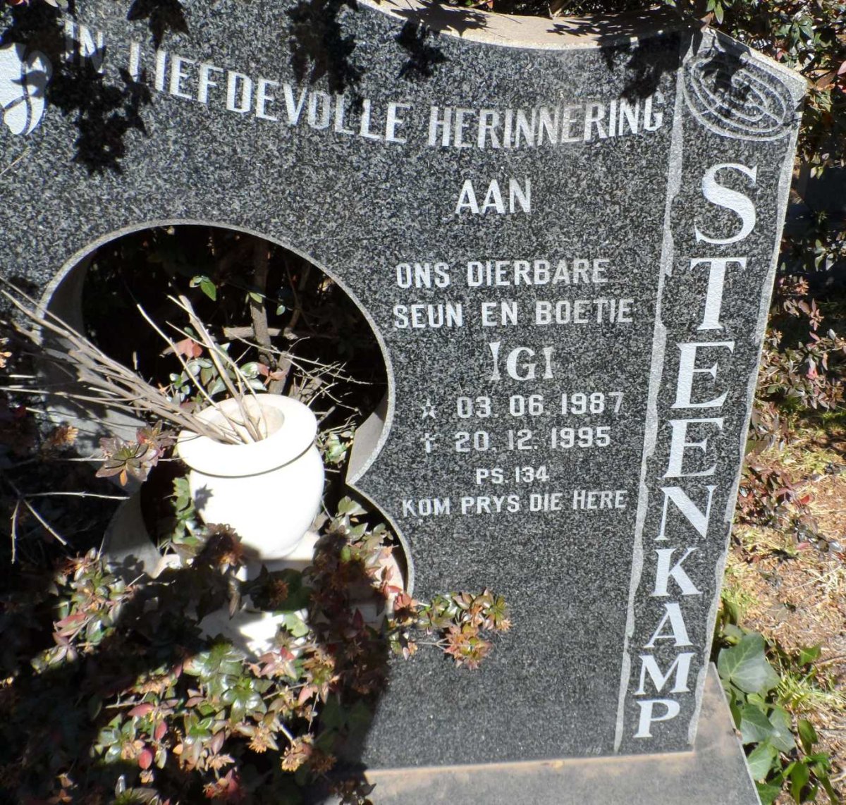STEENKAMP Igi 1987-1995