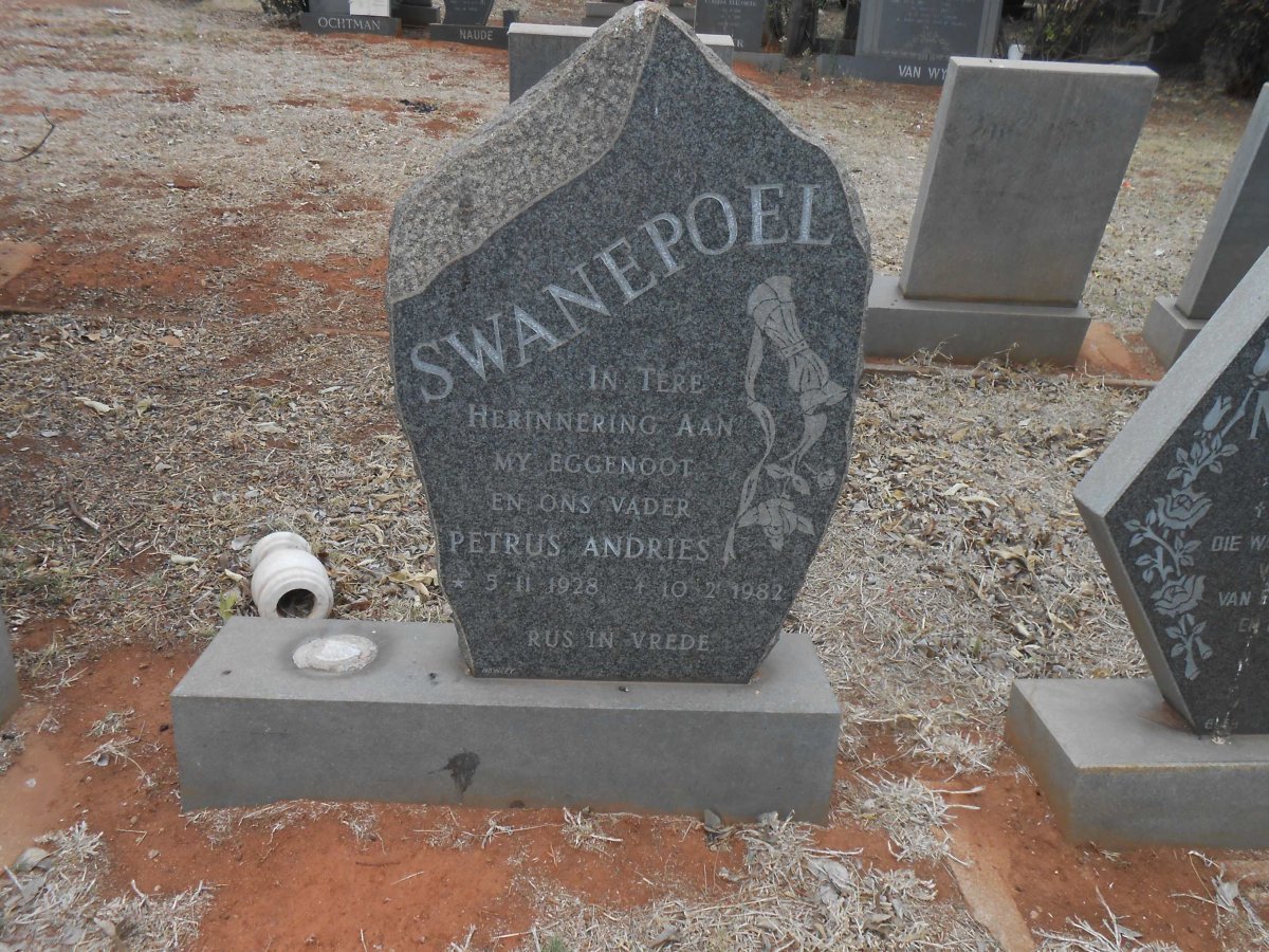 SWANEPOEL Petrus Andries 1928-1982