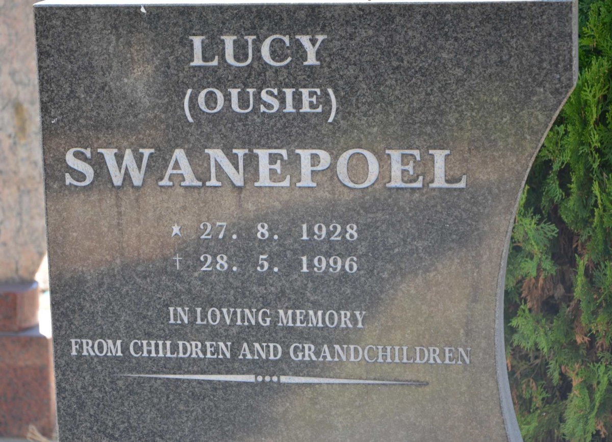 SWANEPOEL Lucy 1928-1996