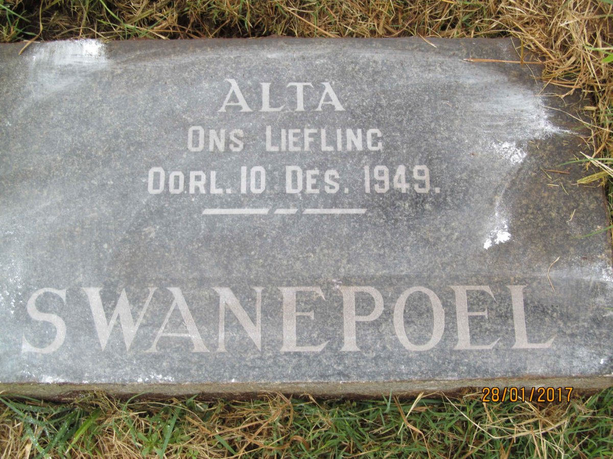 SWANEPOEL Alta -1949