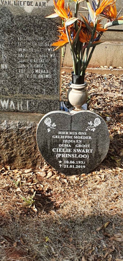 SWART Catharina Maria Francina Cecilia nee  PRINSLOO 1933-2019