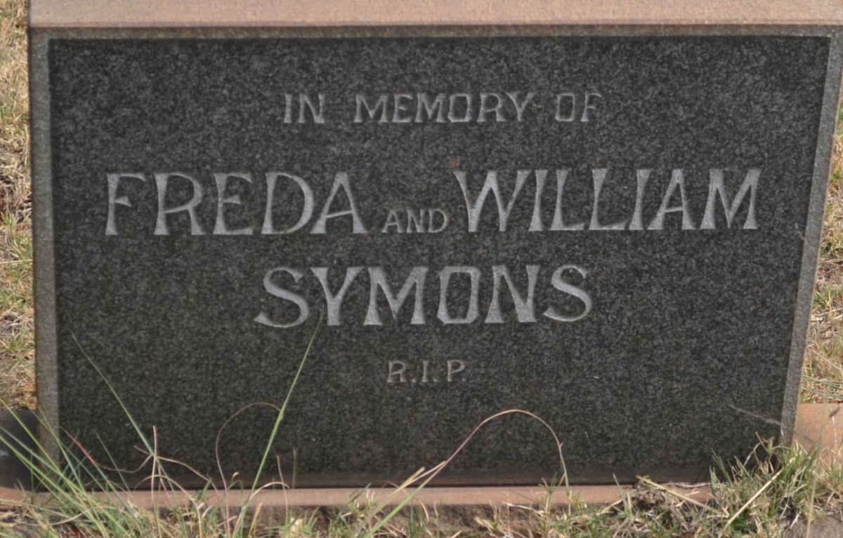 SYMONS William &amp; Freda