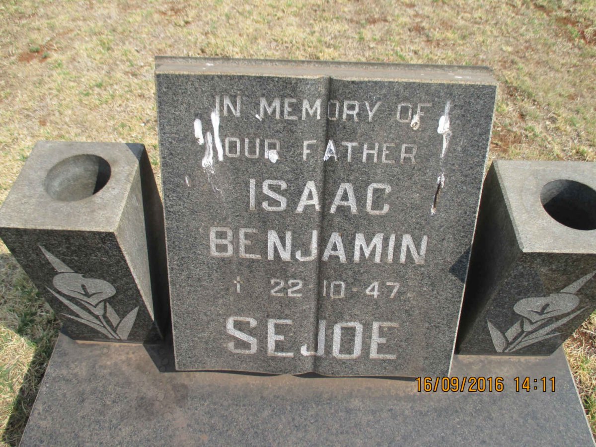 SEJOE Isaac Benjamin -1947