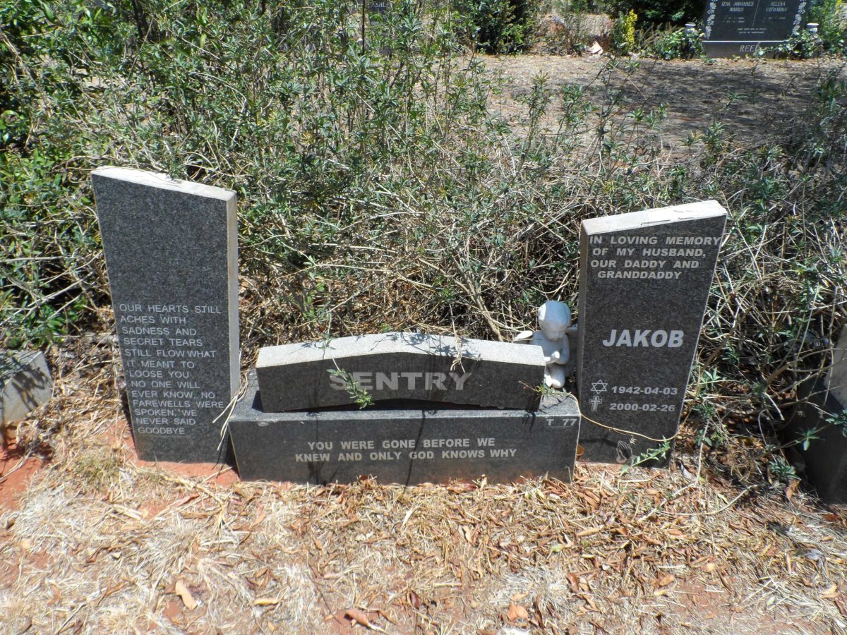 SENTRY Jacob 1942-2000