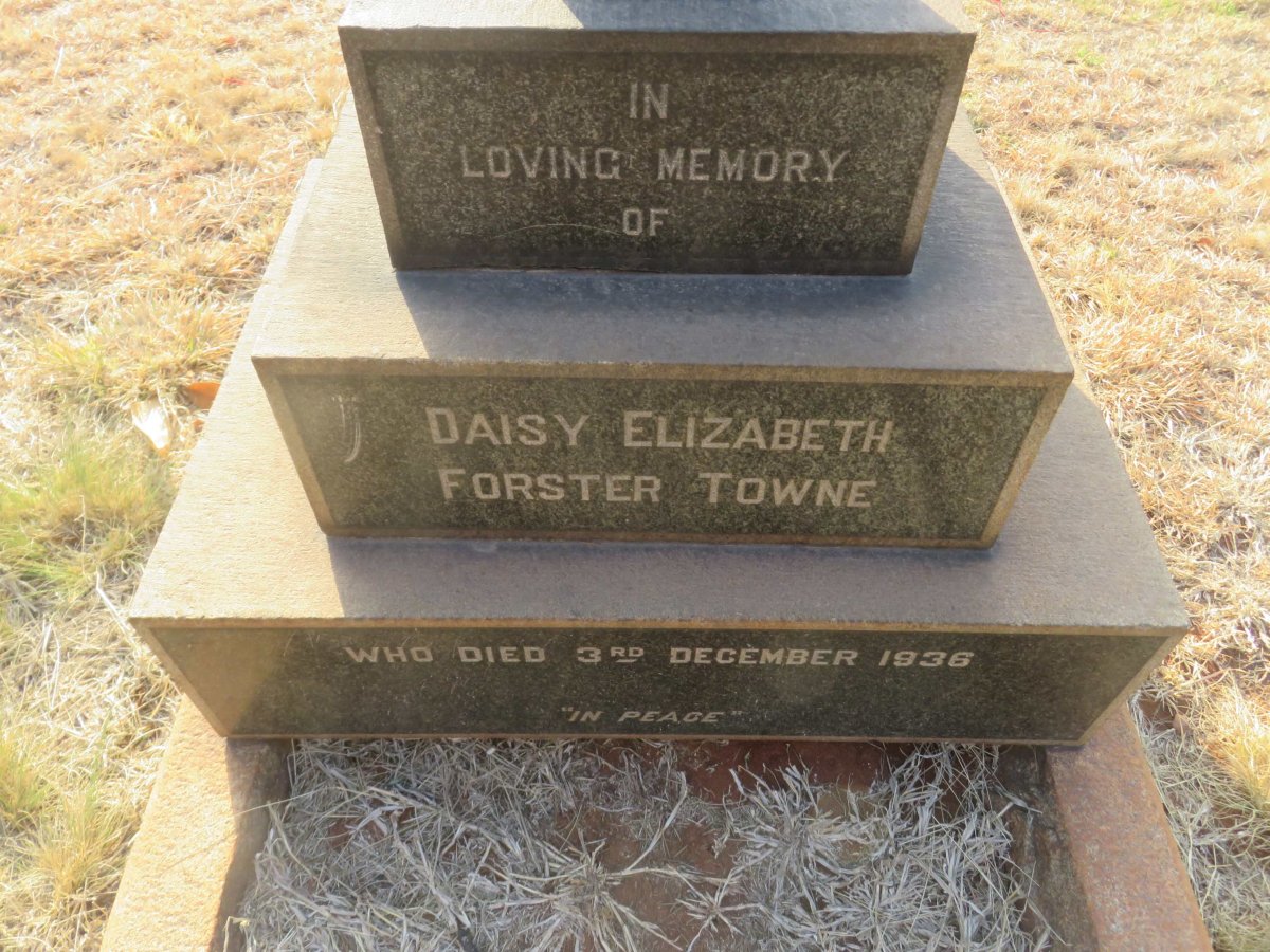 TOWNE Daisy Elizabeth Forster -1936