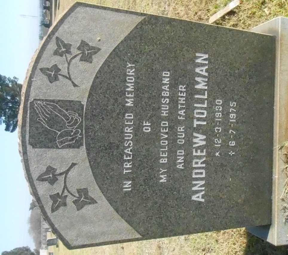 TOLLMAN Andrew 1930-1975