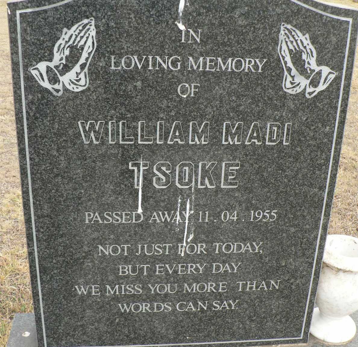 TSOKE William Madi -1955