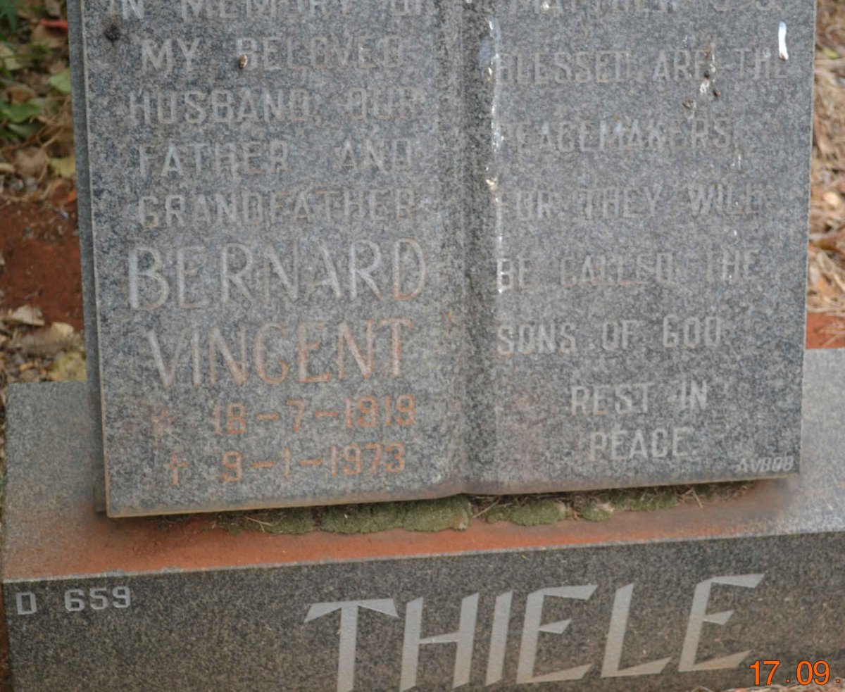 THIELE Bernard Vincent 1919-1973