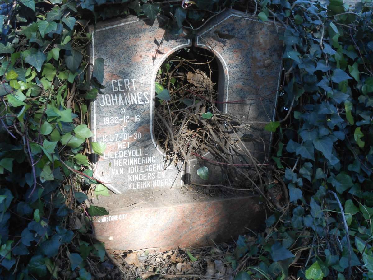 TOIT Gert Johannes, du 1932-1997