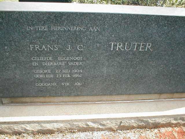 TRUTER Frans J. C. 1904-1962