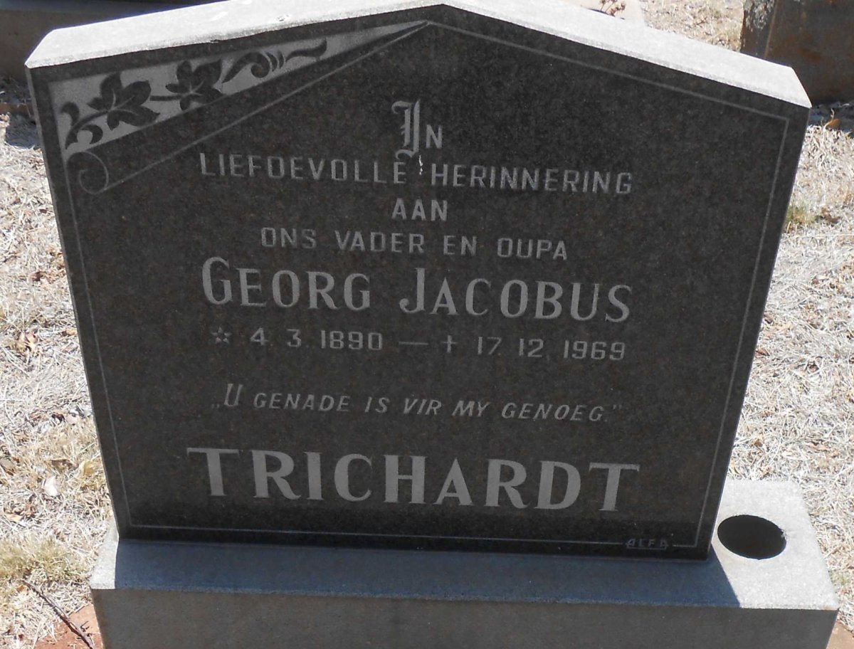 TRICHARDT Georg Jacobus 1890-1969
