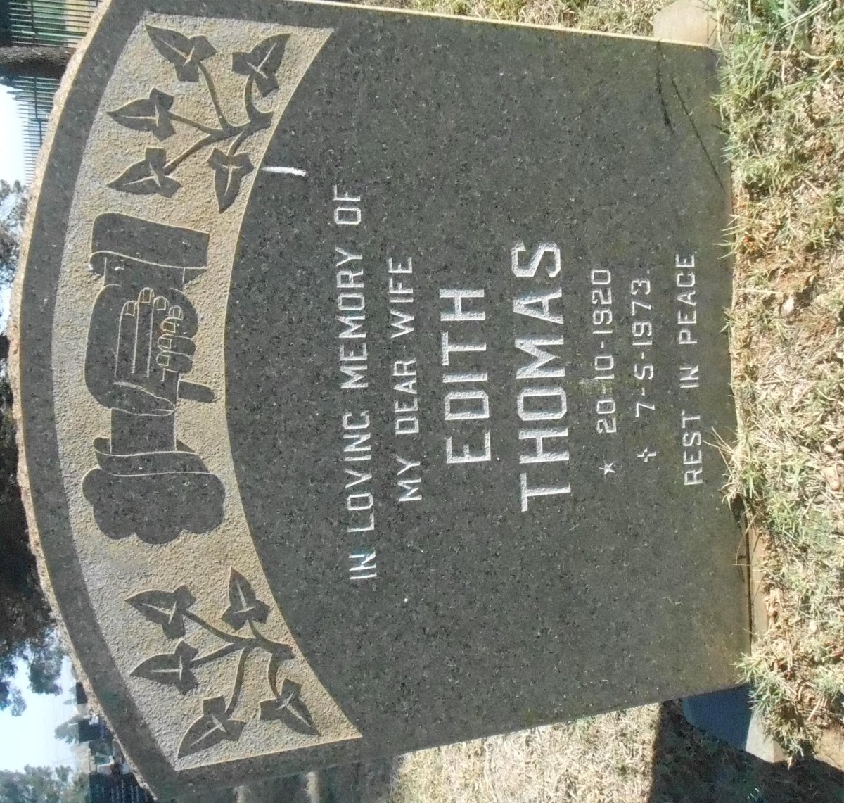 THOMAS Edith 1920-1973