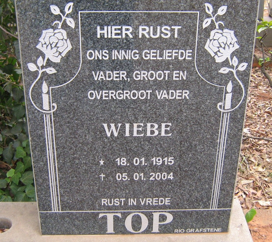 TOP Wiebe 1915-2004
