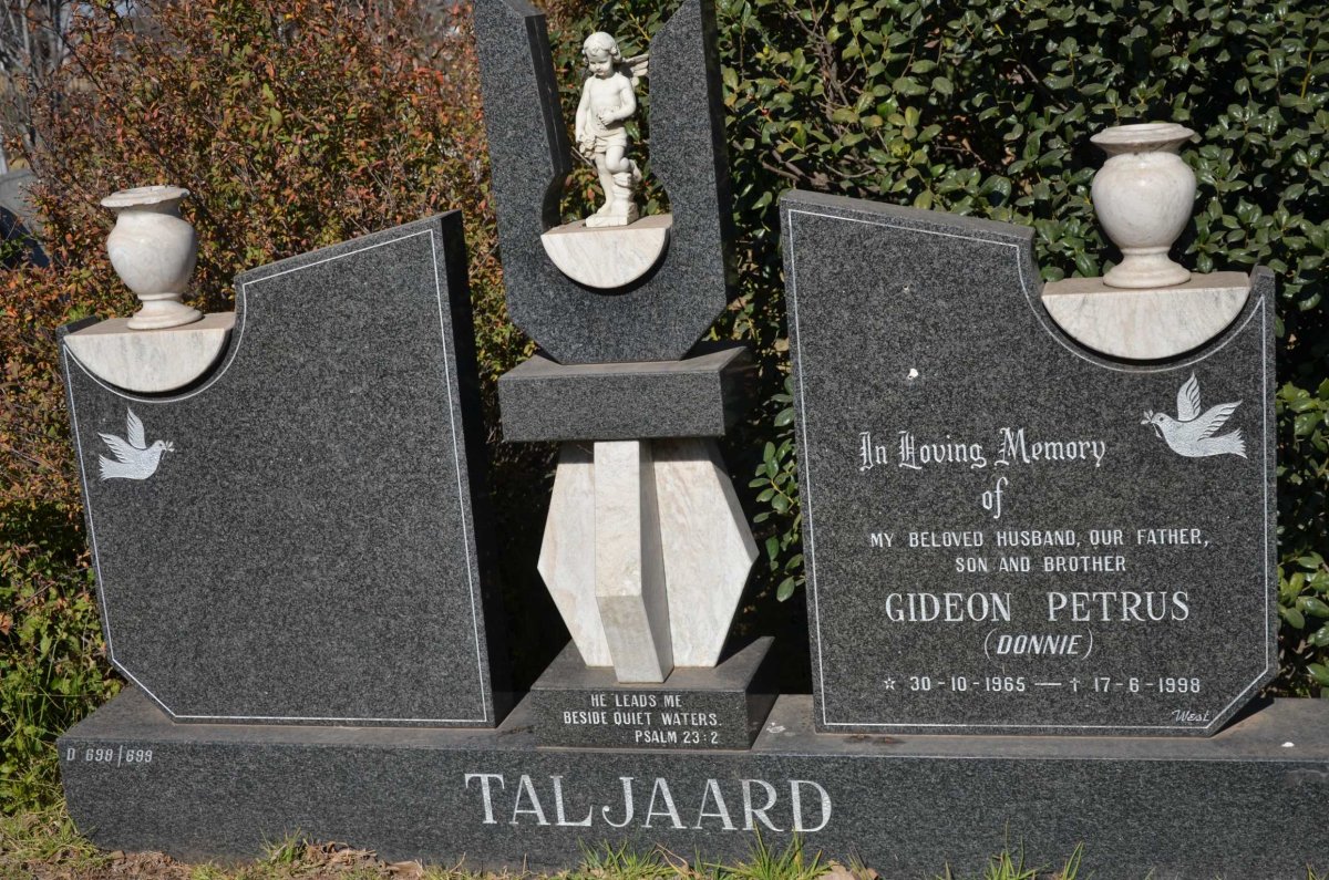 TALJAARD Gideon Petrus 1965-1998