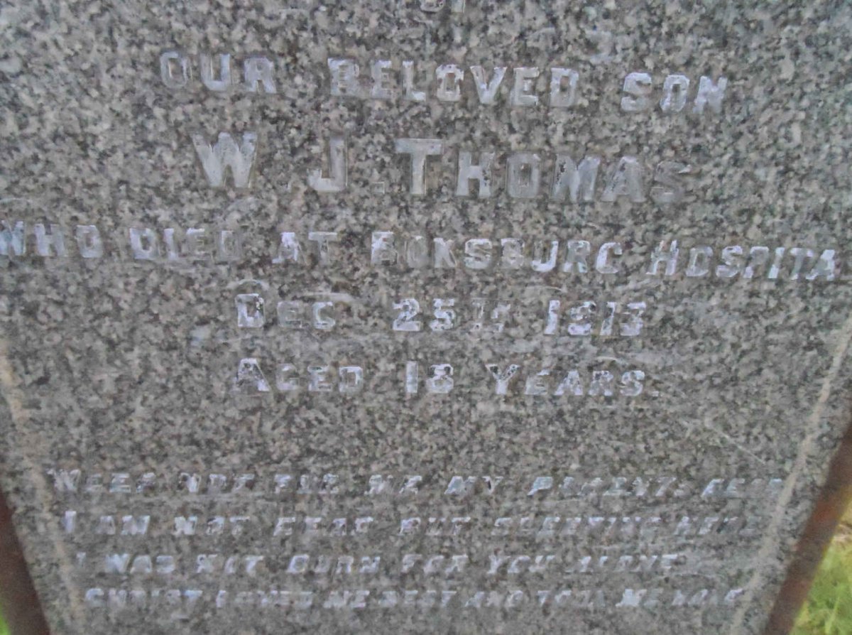 THOMAS W.J. -1913