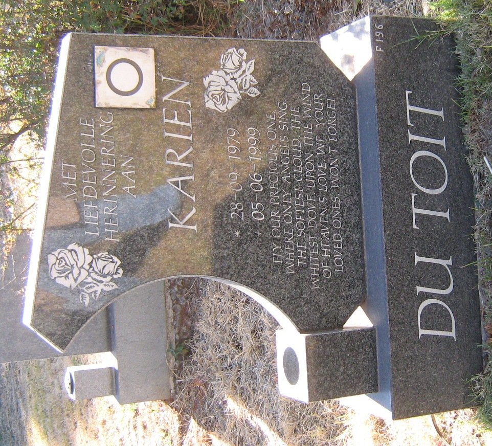 TOIT Karien, du 1979-1999