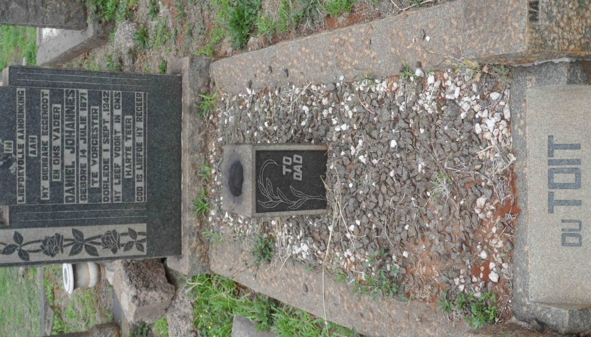 TOIT Daniel Johannes, du 1871-1942
