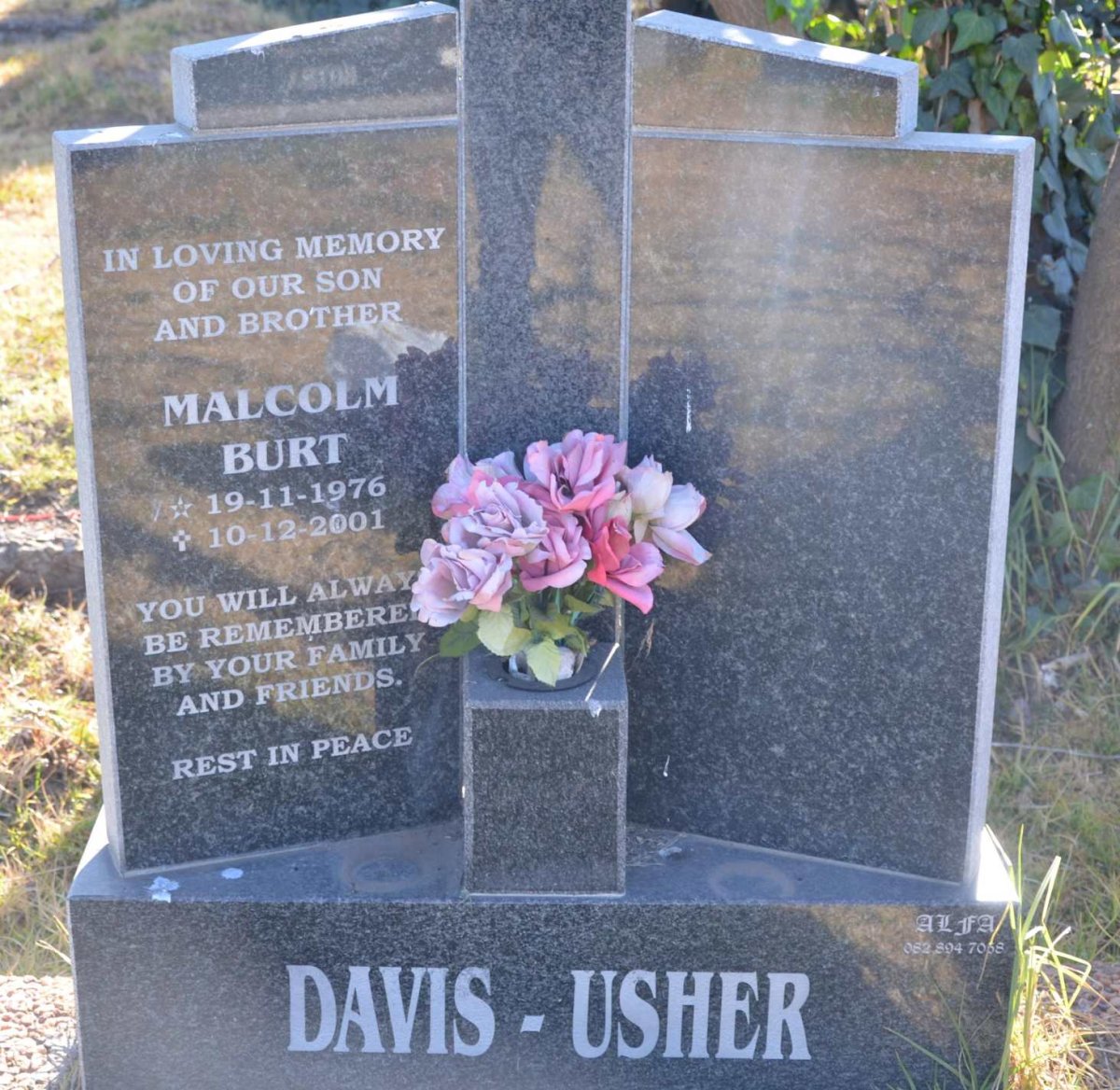 USHER Malcolm Burt, Davis 1976-2001