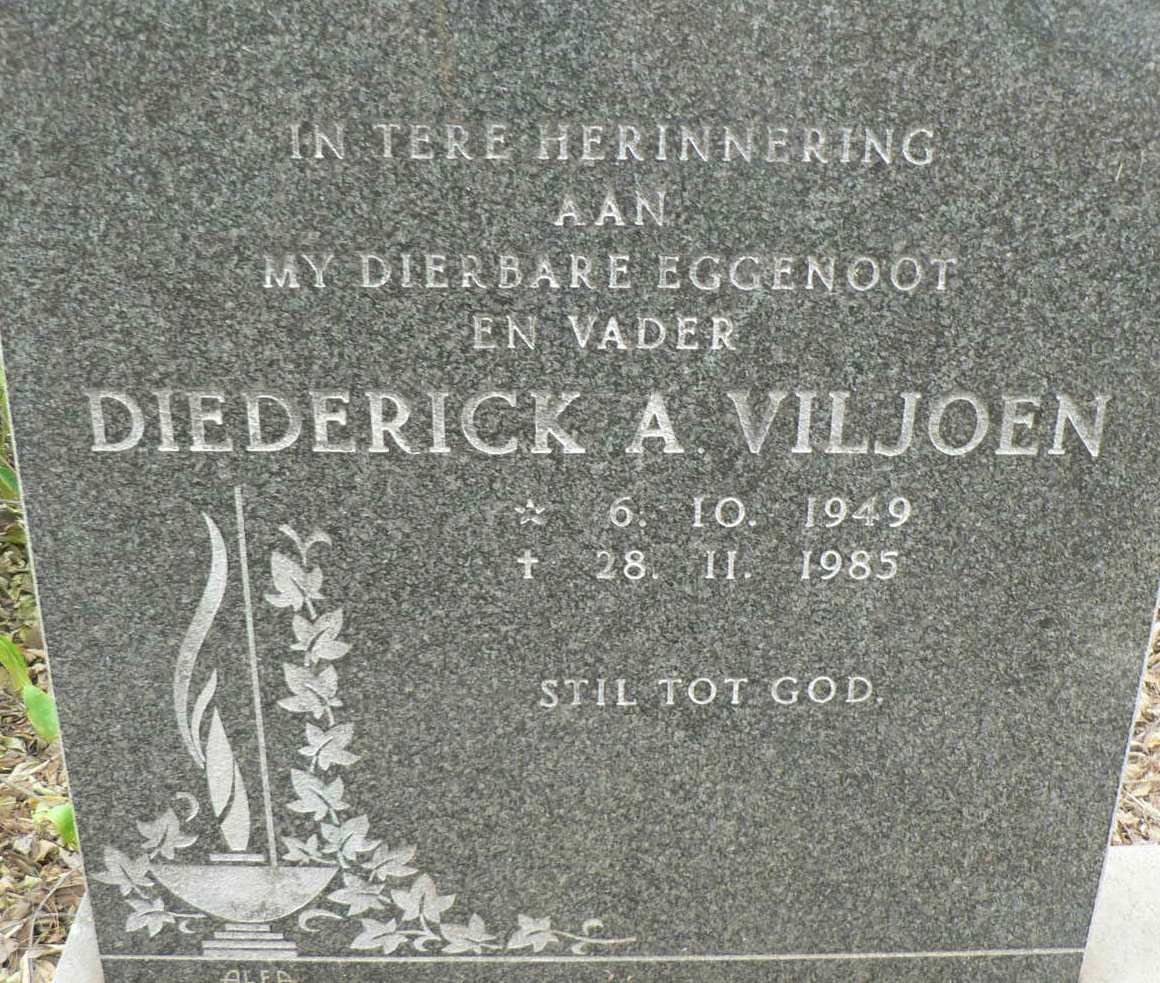 VILJOEN Diedrick A. 1949-1985