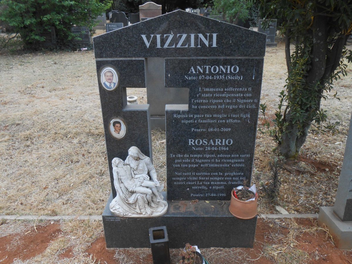 VIZZINI Antonio 1935-2009 :: VIZZINI Rosario 1964-1990