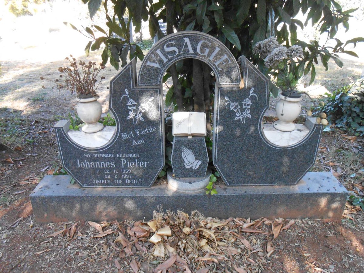 VISAGIE Johannes Pieter 1959-1997