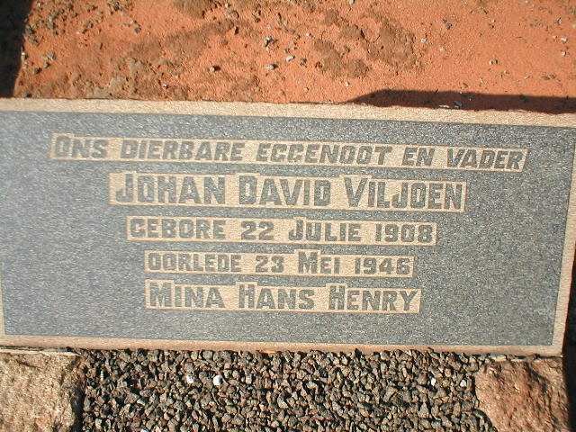VILJOEN Johan David 1908-1946