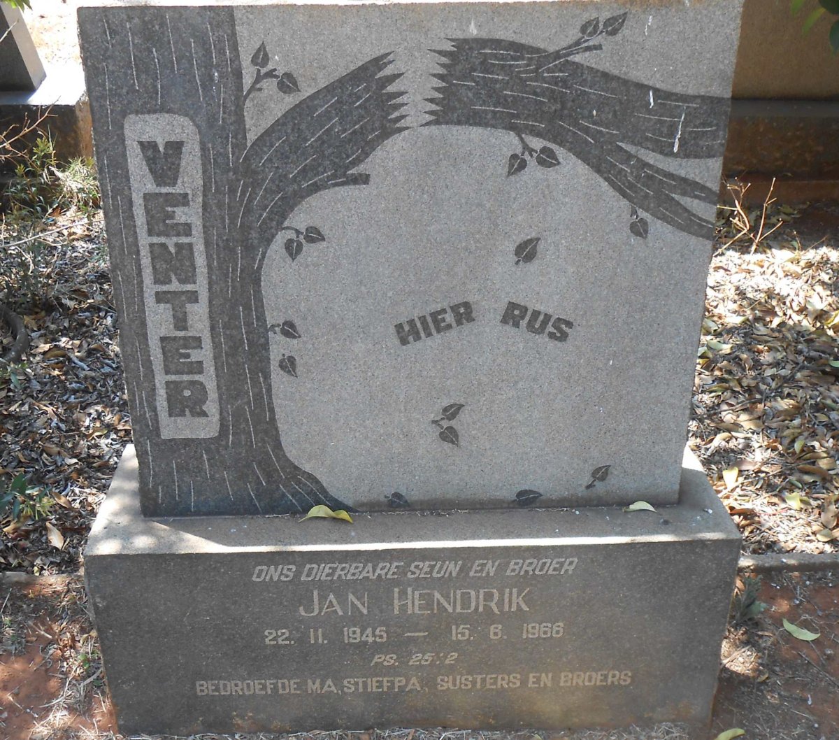 VENTER Jan Hendrik 1945-1966