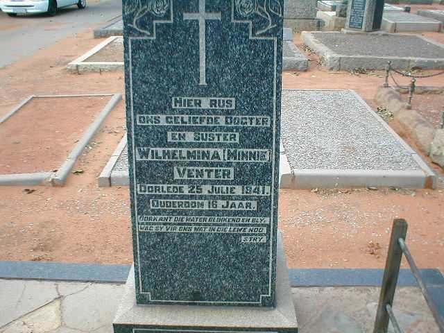 VENTER Wilhelmina -1941