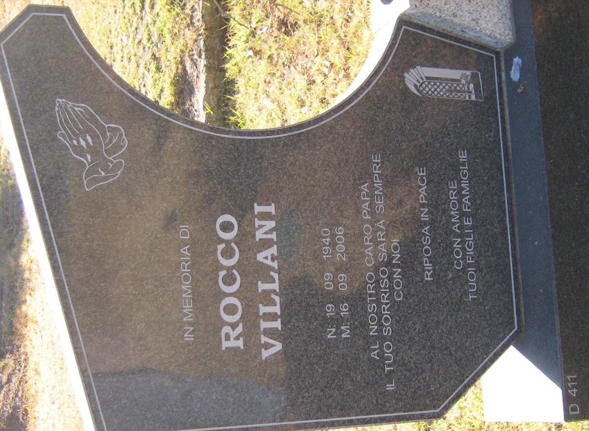 VILLANI Rocco 1940-2006