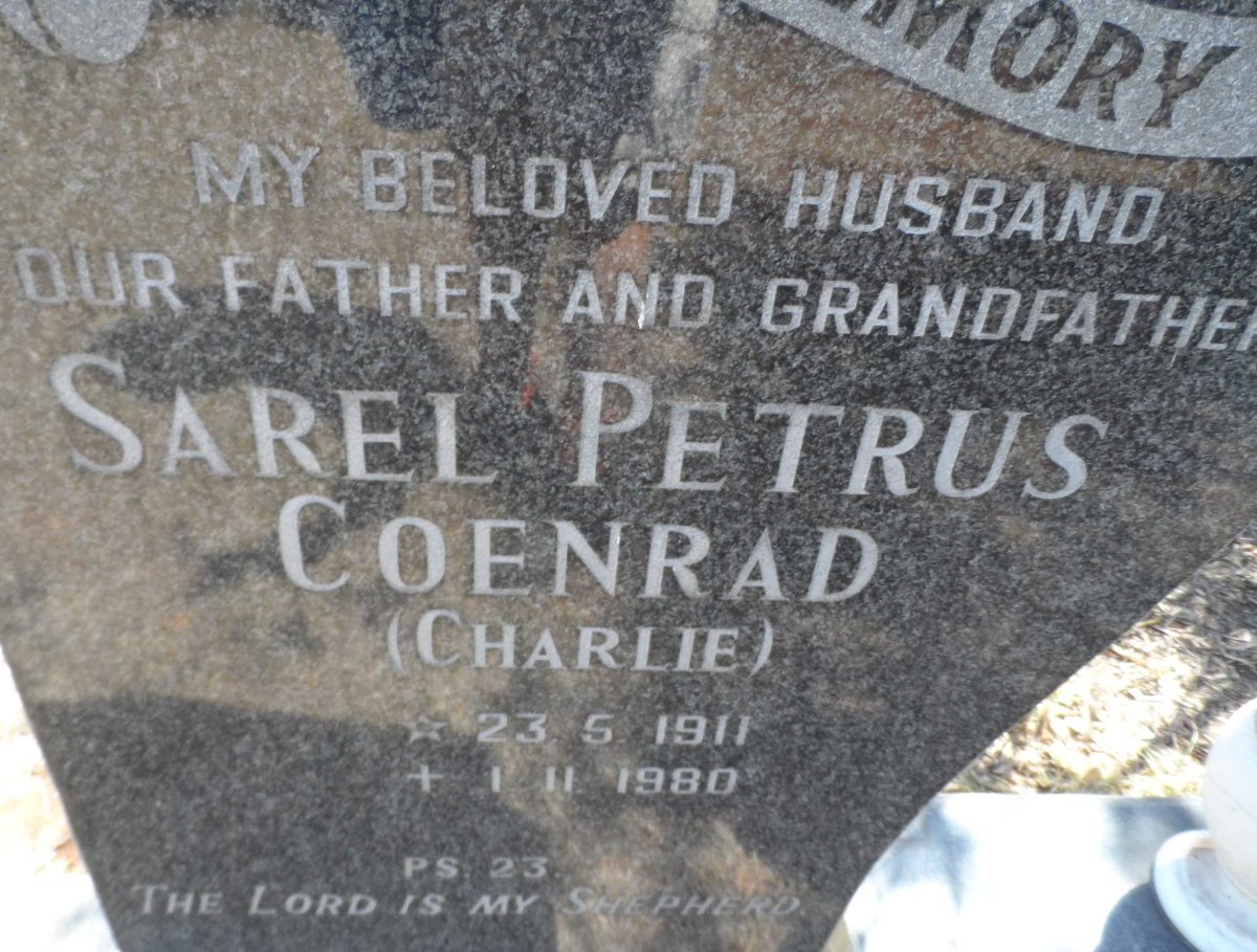 VERMEULEN Sarel Petrus Coenrad 1911-1980