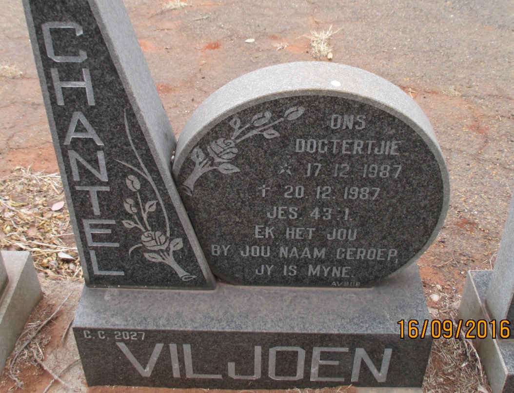 VILJOEN Chantel 1987-1987
