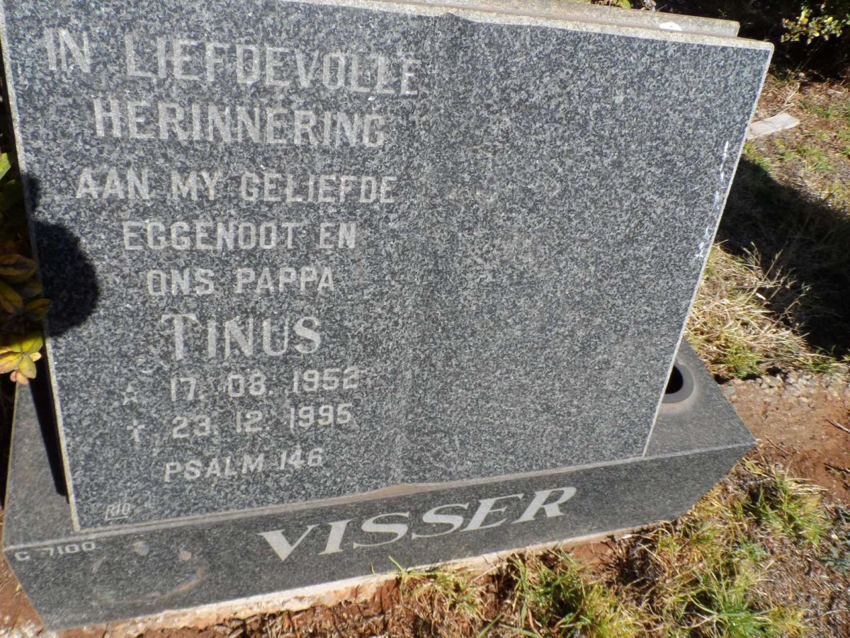 VISSER Tinus 1952-1995