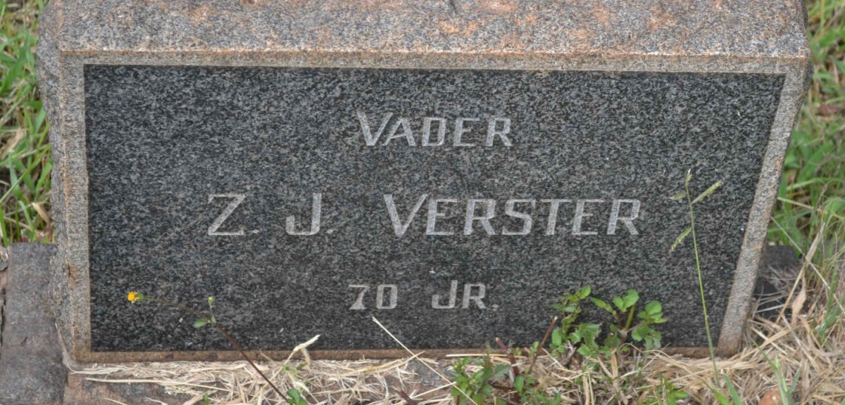 VERSTER Z.J.