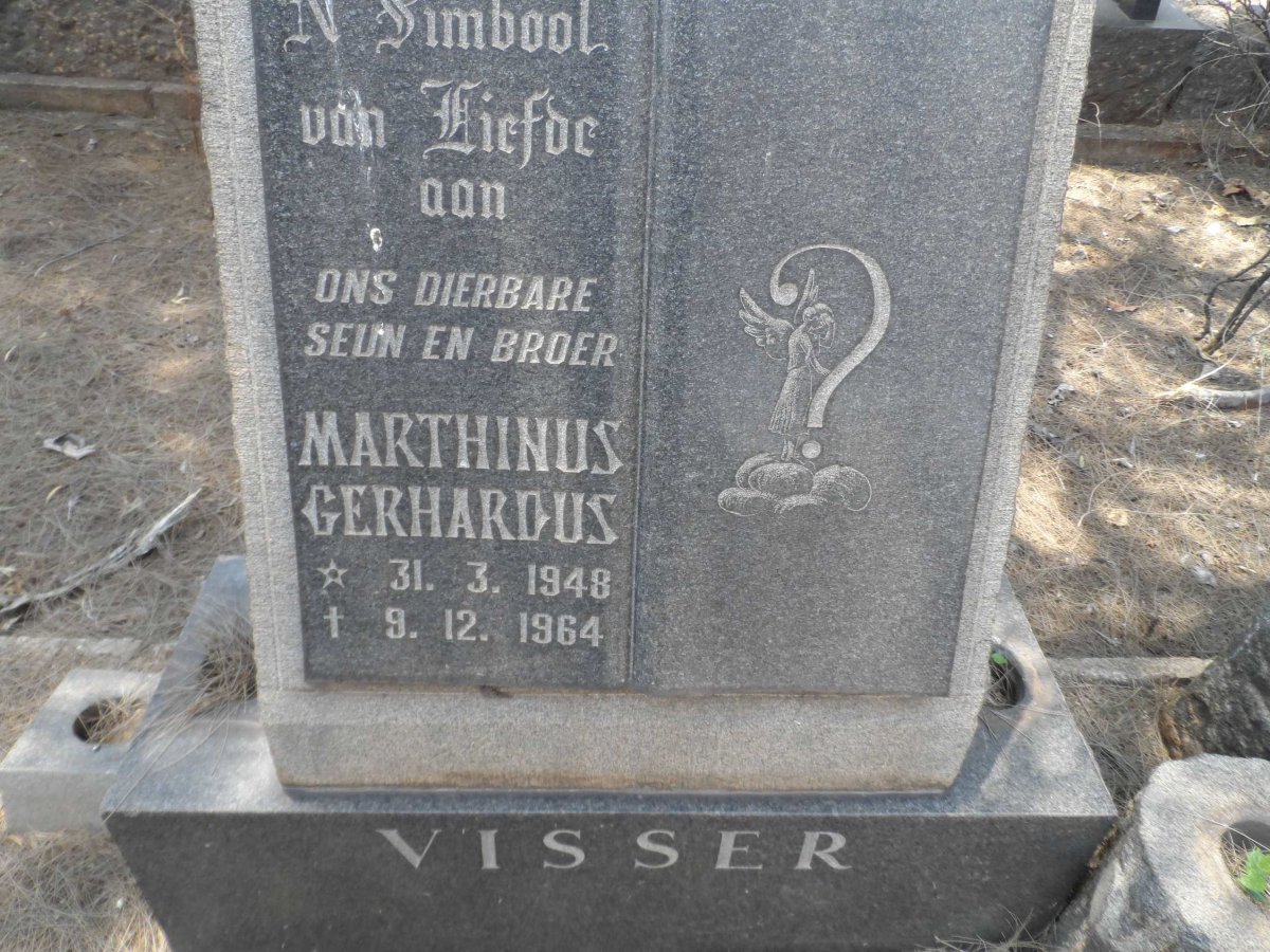 VISSER Marthinus Gerhardus 1948-1964