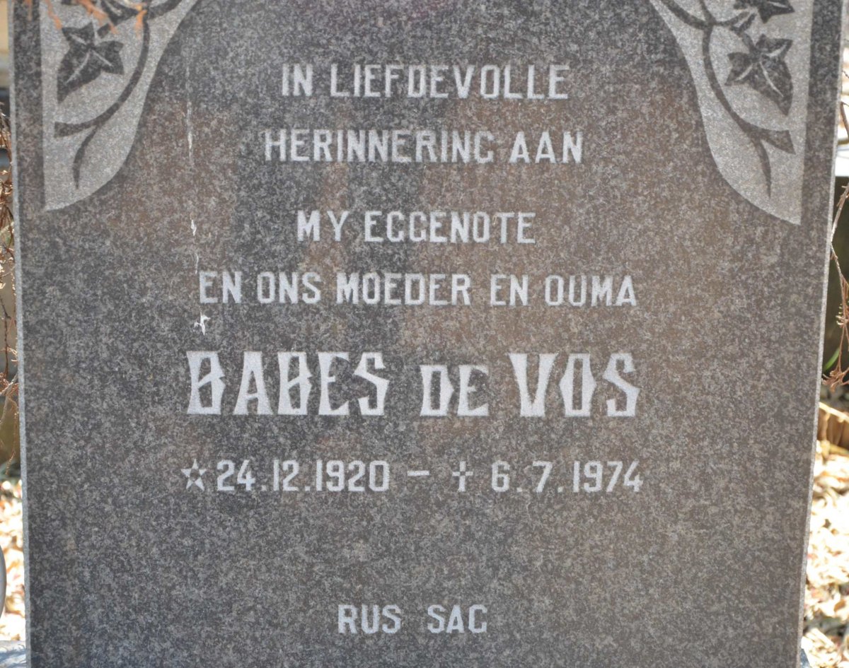 VOS Babes, de 1920-1974
