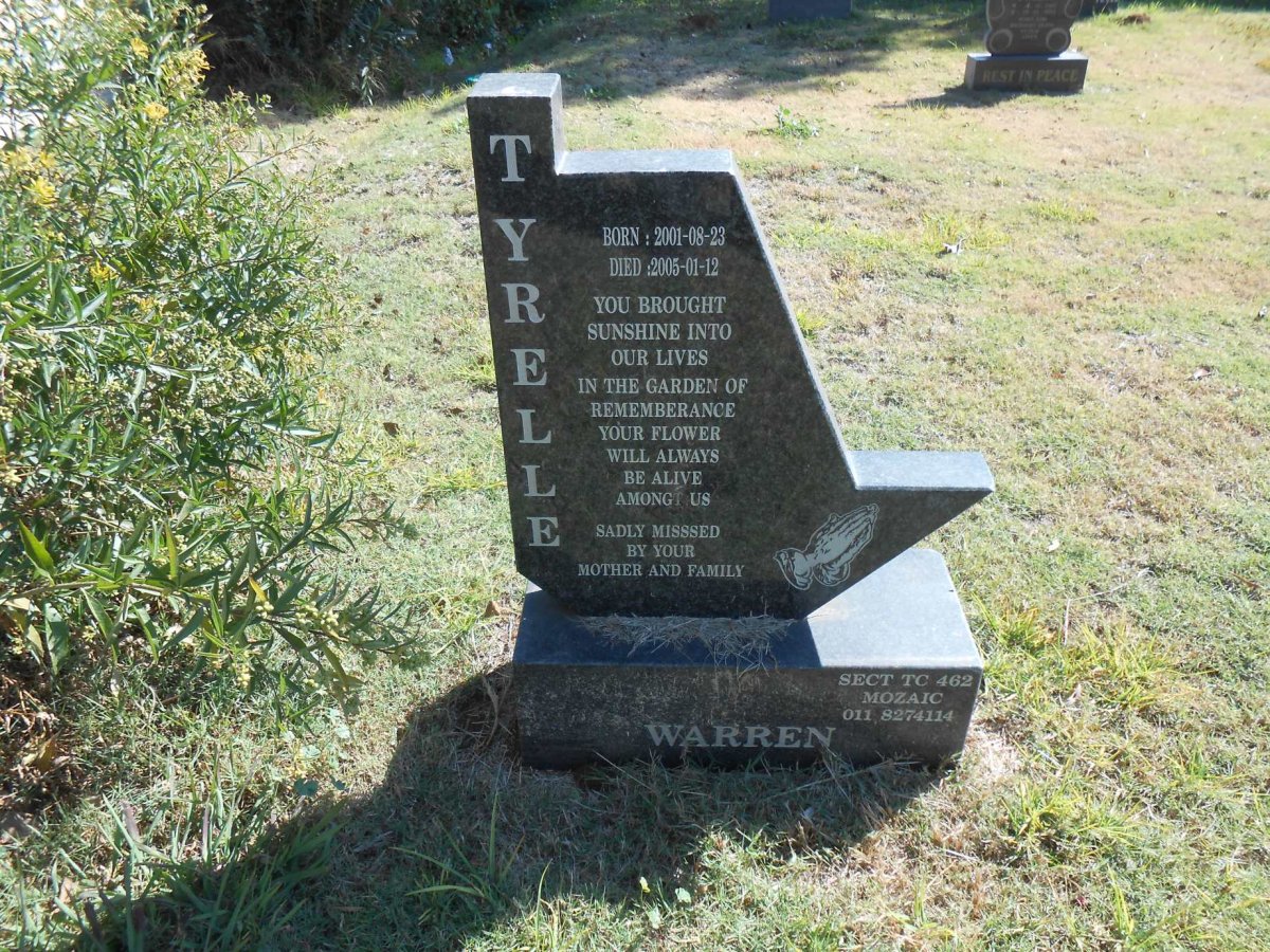 WARREN Tyrelle 2001-2005