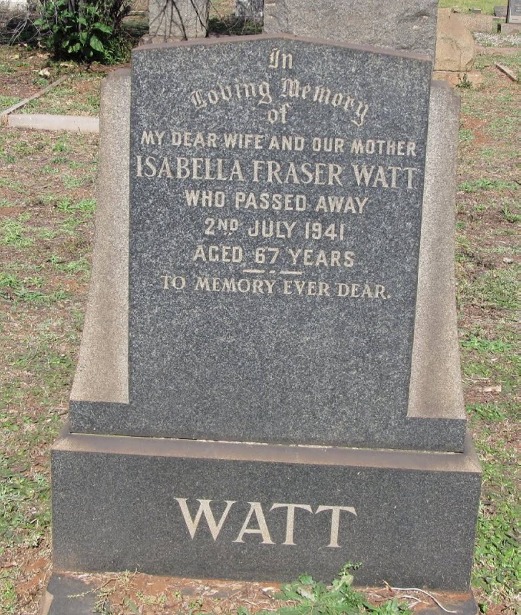 WATT Isabella Fraser -1941